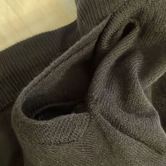 True Craft Black Knit Jogger Pants Leggings Womens Size Medium - Picture 9 of 11